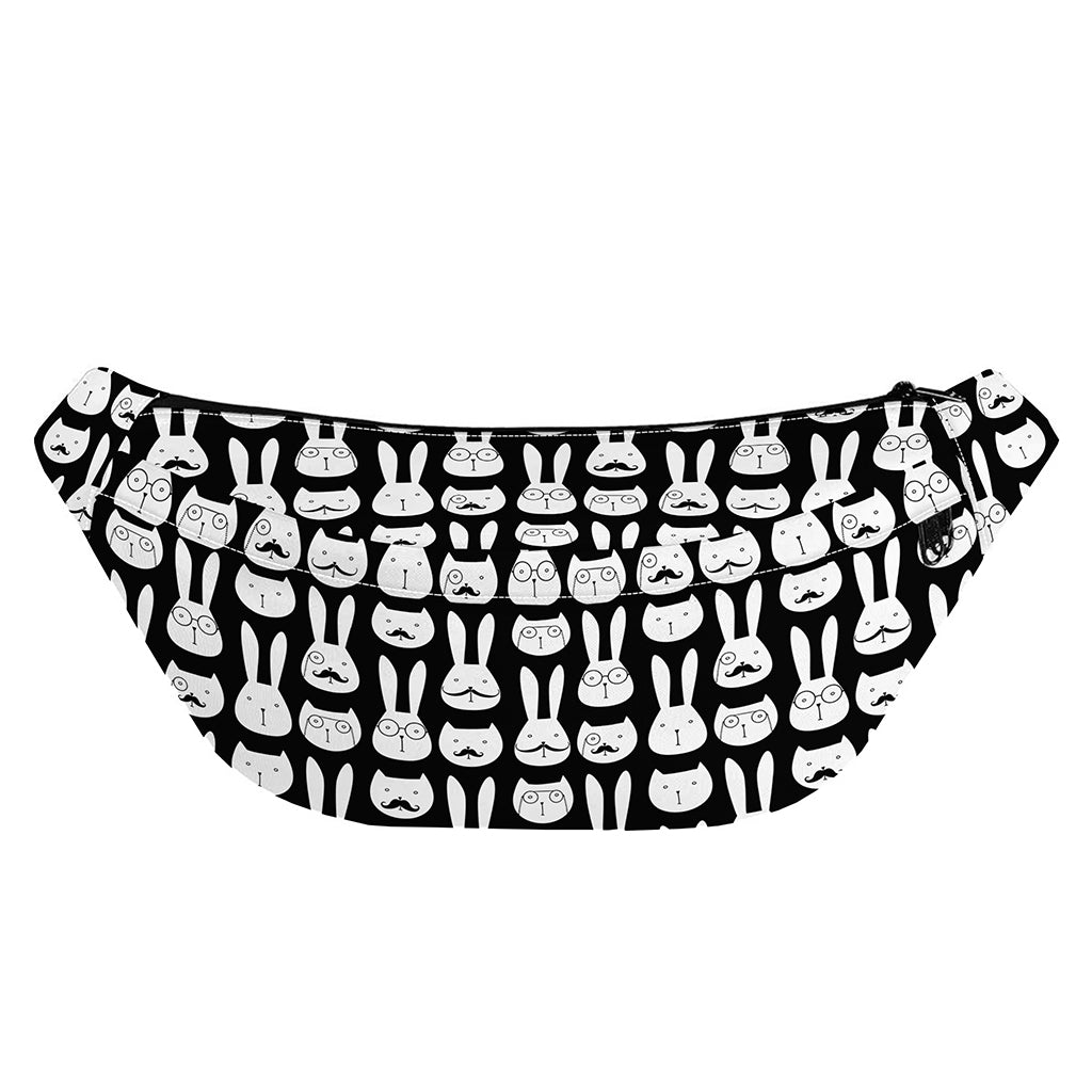 Rabbit And Cat Pattern Print Fanny Pack