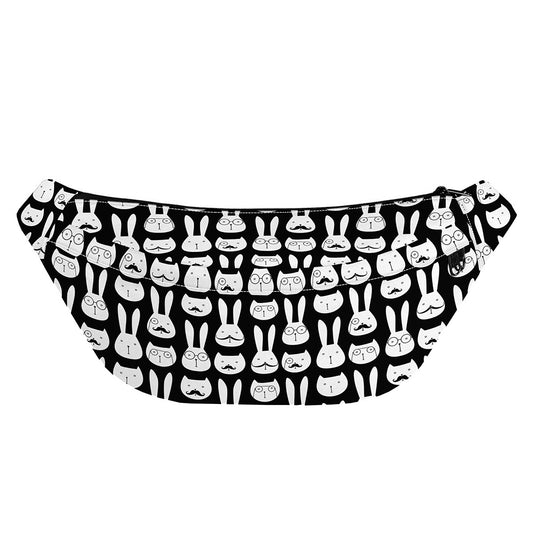 Rabbit And Cat Pattern Print Fanny Pack
