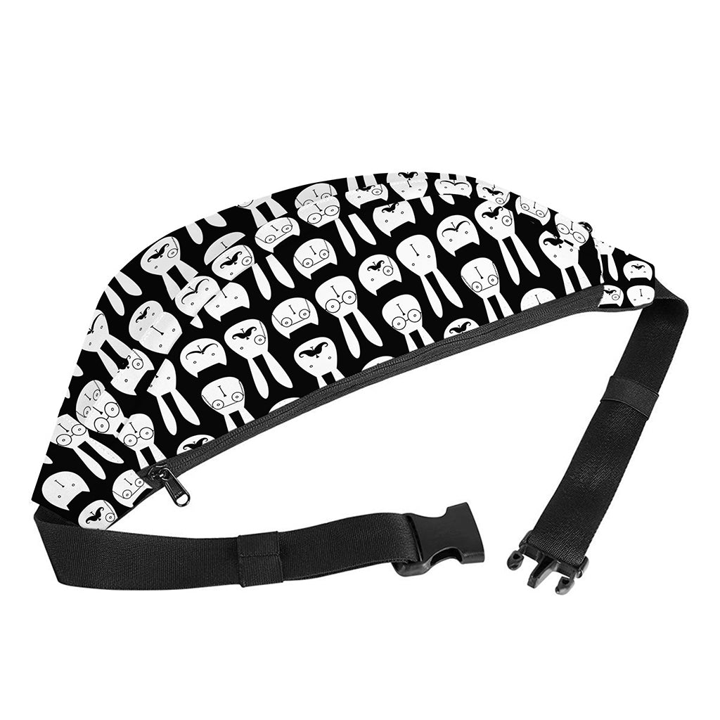 Rabbit And Cat Pattern Print Fanny Pack