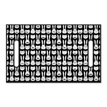 Rabbit And Cat Pattern Print Golf Cart Seat Cover