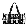 Rabbit And Cat Pattern Print Gym Bag