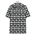 Rabbit And Cat Pattern Print Hawaiian Shirt