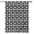 Rabbit And Cat Pattern Print House Flag
