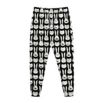 Rabbit And Cat Pattern Print Jogger Pants