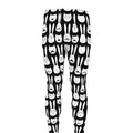 Rabbit And Cat Pattern Print Men's Leggings