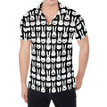 Rabbit And Cat Pattern Print Men's Shirt