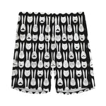 Rabbit And Cat Pattern Print Men's Sports Shorts