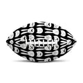 Rabbit And Cat Pattern Print Rugby Ball