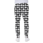 Rabbit And Cat Pattern Print Scuba Joggers