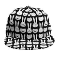 Rabbit And Cat Pattern Print Snapback Cap