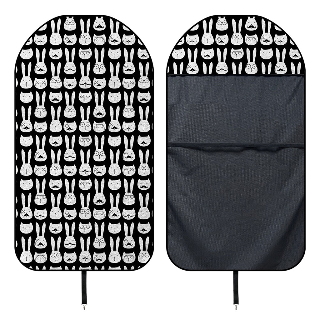 Rabbit And Cat Pattern Print Waterproof Car Seat Cover