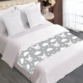 Rabbit And Cloud Pattern Print Bed Runner