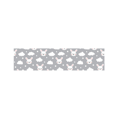 Rabbit And Cloud Pattern Print Bed Runner