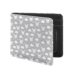 Rabbit And Cloud Pattern Print Bifold Wallet