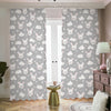 Rabbit And Cloud Pattern Print Blackout Pencil Pleat Curtains