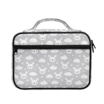 Rabbit And Cloud Pattern Print Briefcase Bible Bag