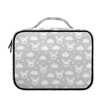 Rabbit And Cloud Pattern Print Briefcase Bible Bag