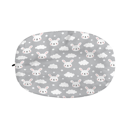 Rabbit And Cloud Pattern Print Car Side Mirror Covers