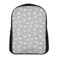 Rabbit And Cloud Pattern Print Casual Backpack
