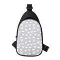 Rabbit And Cloud Pattern Print Sling Bag