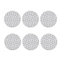 Rabbit And Cloud Pattern Print Coaster Set