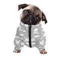 Rabbit And Cloud Pattern Print Dog Zip Up Jacket