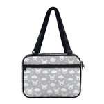 Rabbit And Cloud Pattern Print Double Strap Bible Bag
