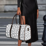 Rabbit And Cloud Pattern Print Duffle Bag