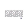 Rabbit And Cloud Pattern Print Extended Mouse Pad