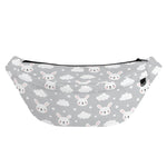 Rabbit And Cloud Pattern Print Fanny Pack