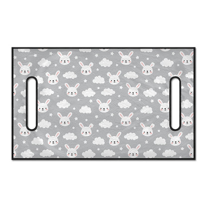 Rabbit And Cloud Pattern Print Golf Cart Seat Cover