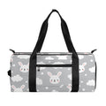 Rabbit And Cloud Pattern Print Gym Bag