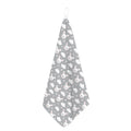 Rabbit And Cloud Pattern Print Hand Towel