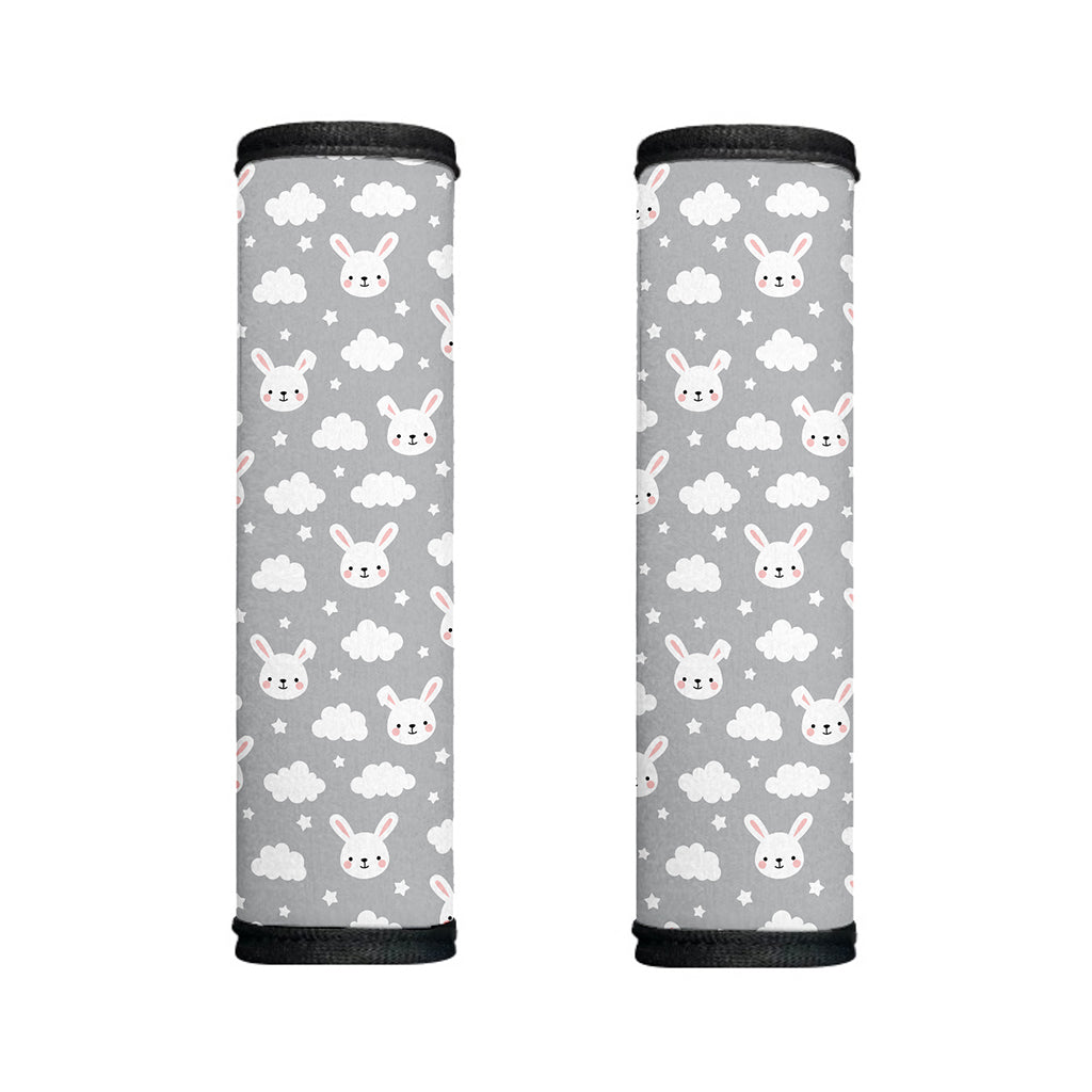 Rabbit And Cloud Pattern Print Handle Covers