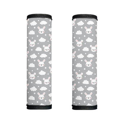 Rabbit And Cloud Pattern Print Handle Covers
