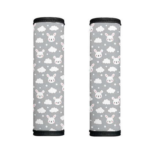 Rabbit And Cloud Pattern Print Handle Covers