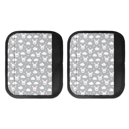 Rabbit And Cloud Pattern Print Handle Covers
