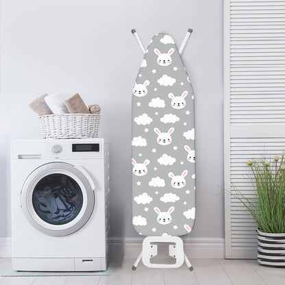 Rabbit And Cloud Pattern Print Ironing Board Cover