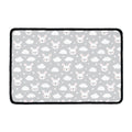 Rabbit And Cloud Pattern Print Kitchen Mat