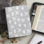 Rabbit And Cloud Pattern Print Leather Bible Cover