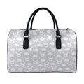 Rabbit And Cloud Pattern Print Leather Duffel Bag