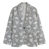 Rabbit And Cloud Pattern Print Men's Blazer