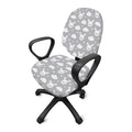 Rabbit And Cloud Pattern Print Office Chair Cover