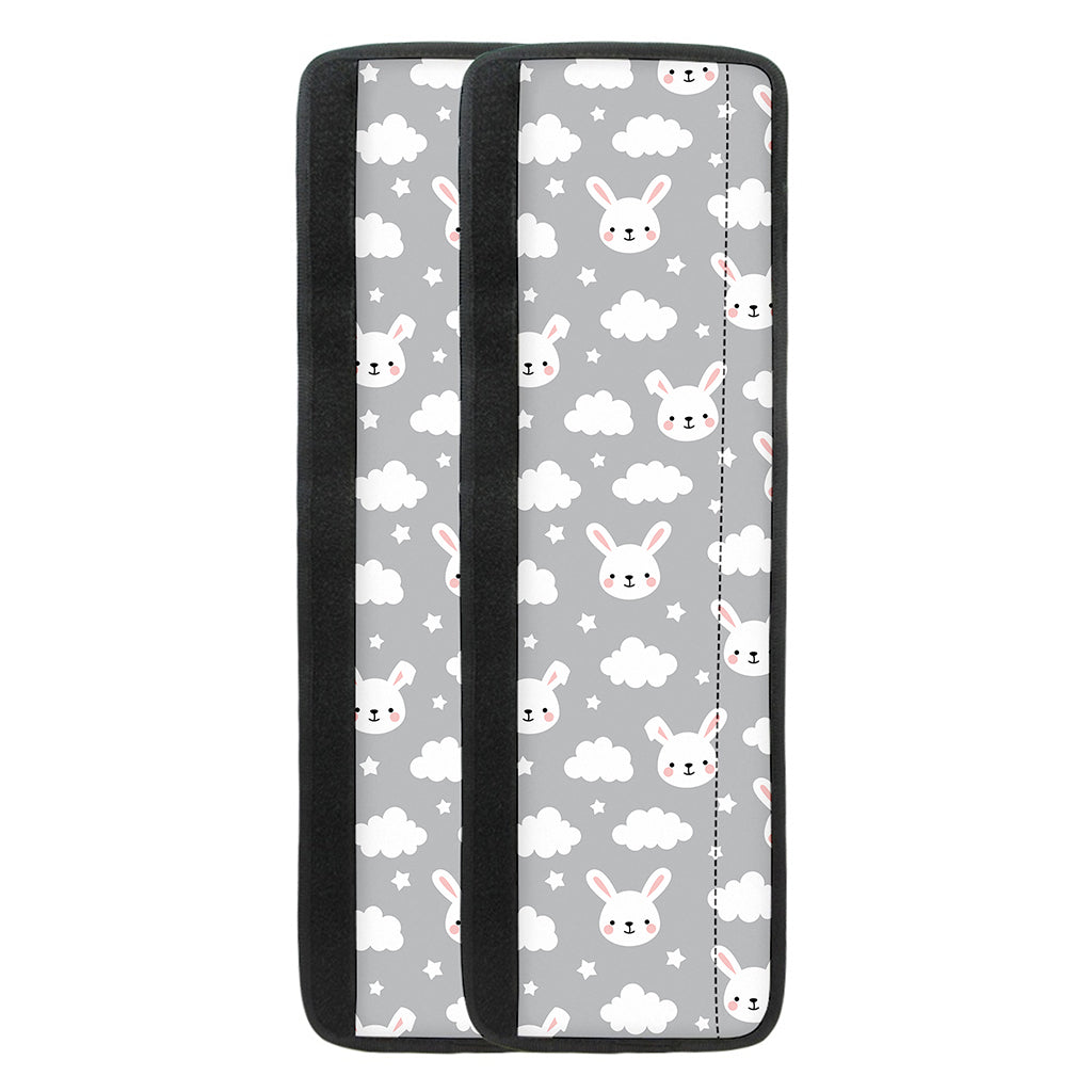 Rabbit And Cloud Pattern Print Refrigerator Handle Covers