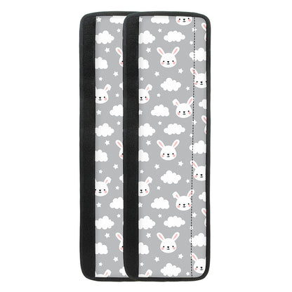 Rabbit And Cloud Pattern Print Refrigerator Handle Covers