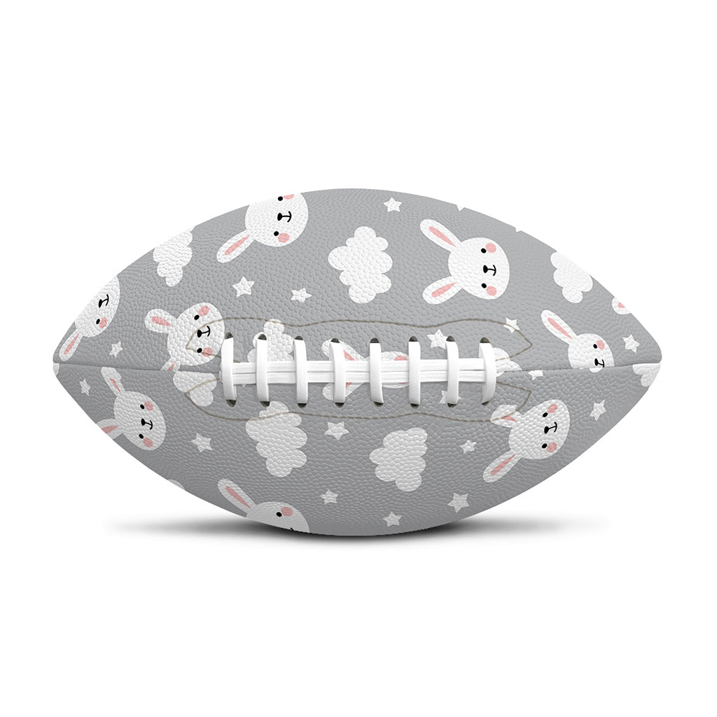 Rabbit And Cloud Pattern Print Rugby Ball