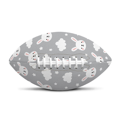 Rabbit And Cloud Pattern Print Rugby Ball