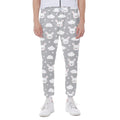 Rabbit And Cloud Pattern Print Joggers