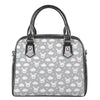 Rabbit And Cloud Pattern Print Shoulder Handbag