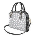 Rabbit And Cloud Pattern Print Shoulder Handbag